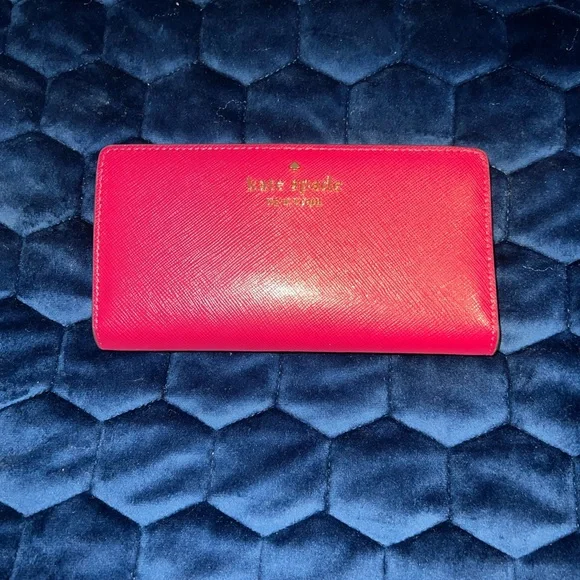 Kate Spade Pink Wallet - Picture 1 of 4
